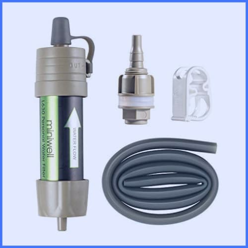 Filtro de agua de supervivencia Miniwell