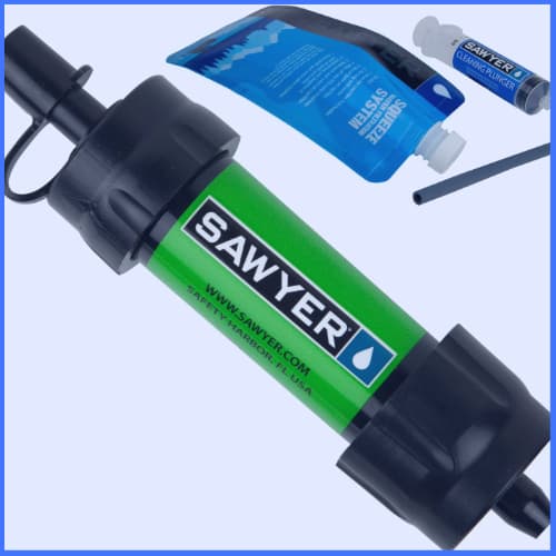 Filtro de agua de supervivencia Sawyer mini