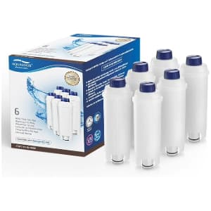 Filtro de agua cafetera delongui pack de 6 cartuchos