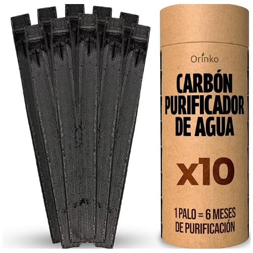 palos-carbon-activo Barras de carbon activado para purificar el agua