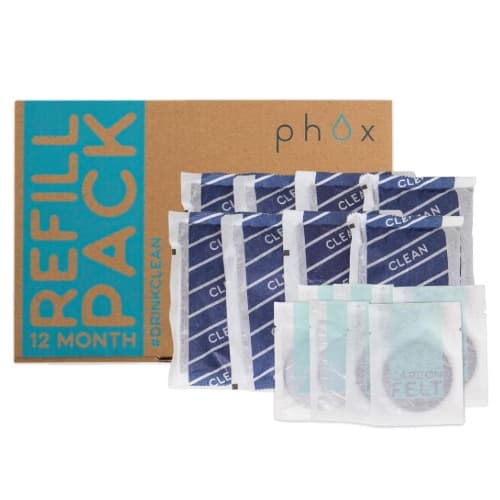 Sobres con granos para recargar los cartuchos de la Jarra filtradora Brita